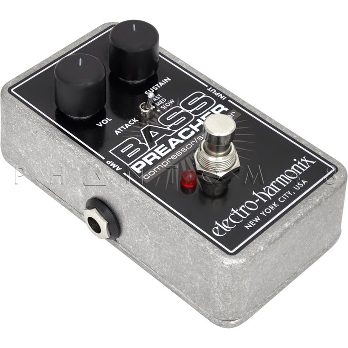 ElectroHarmonix Bass Preacher Compressor/Sustainer Bass Guitar Effects